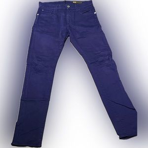 Men jeans dark blue size 30 regular fit 98% cotton 2% elastane